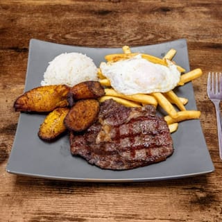 Bistec a lo Pobre
